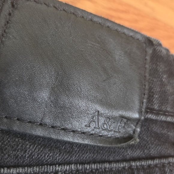 Abercrombie & Fitch Jeans Men's 36x32 Black Felix Super Slim Stretch Denim Pants - Picture 12 of 15